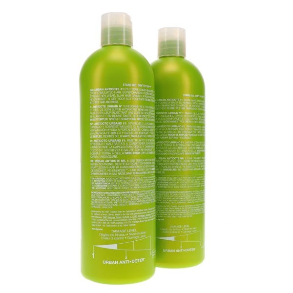 TIGI Bed Head Urban Antidotes Re-Energize 1 Shampoo and Conditioner, 25.36 oz.