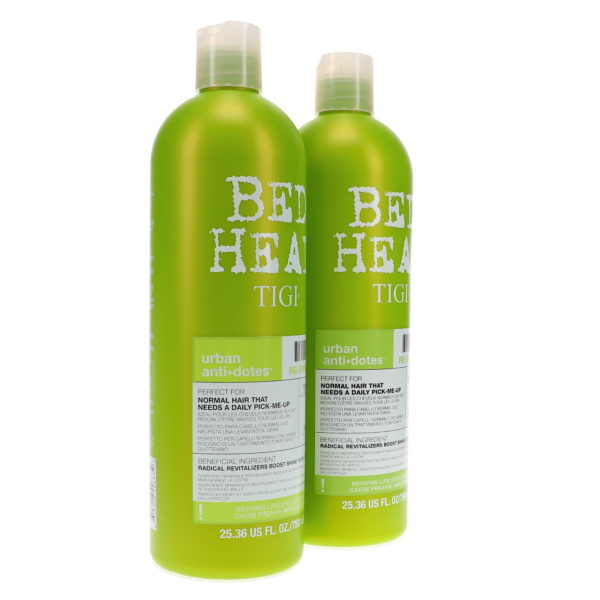 TIGI Bed Head Urban Antidotes Re-Energize 1 Shampoo and Conditioner, 25.36 oz.