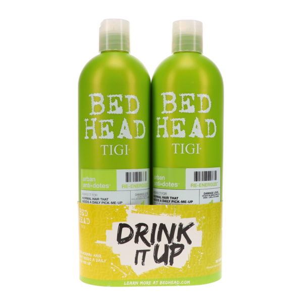 TIGI Bed Head Urban Antidotes Re-Energize 1 Shampoo and Conditioner, 25.36 oz.