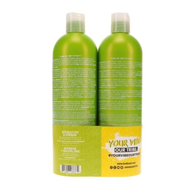 TIGI Bed Head Urban Antidotes Re-Energize 1 Shampoo and Conditioner, 25.36 oz.