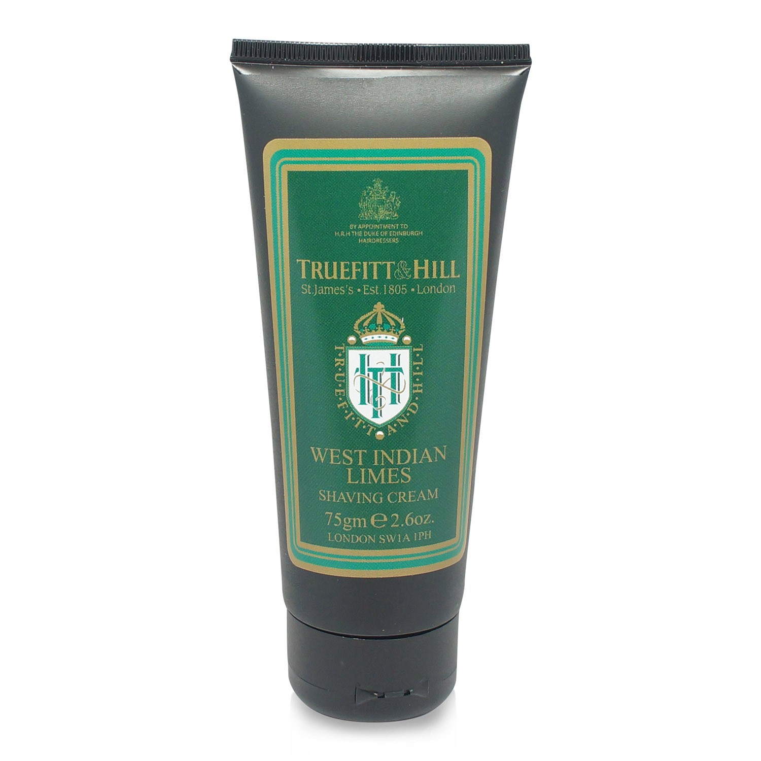 Truefitt & Hill West Indian Limes Shaving Cream Travel Tube 2.6 oz.