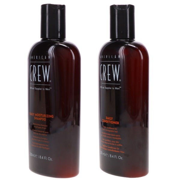 American Crew Daily Moisturizing Shampoo 8.4 oz & Daily Conditioner 8.4 oz Combo Pack