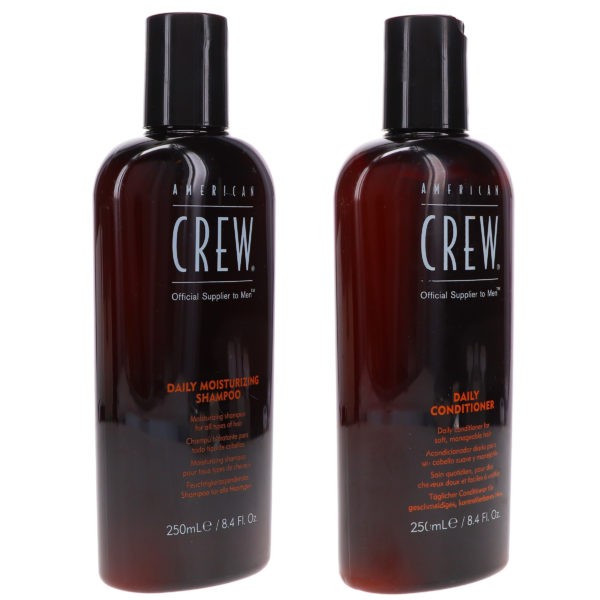 American Crew Daily Moisturizing Shampoo 8.4 oz & Daily Conditioner 8.4 oz Combo Pack