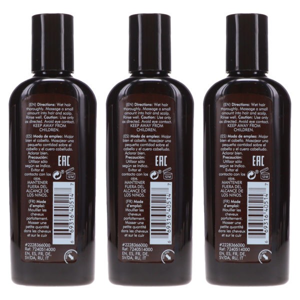 American Crew Daily Shampoo 3.3 oz 3 Pack