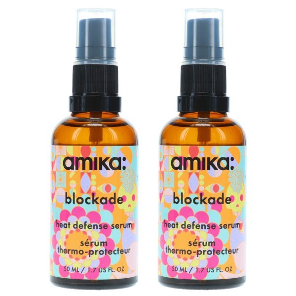 Amika Blockade Heat Defense Serum 1.7 oz 2 Pack