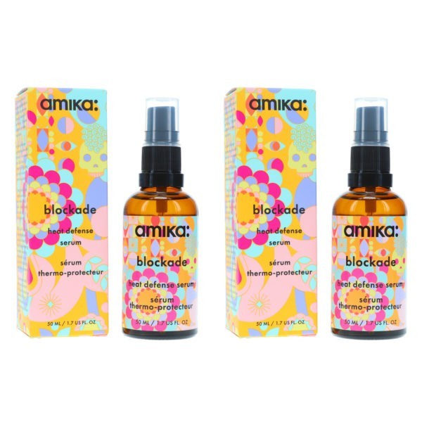 Amika Blockade Heat Defense Serum 1.7 oz 2 Pack