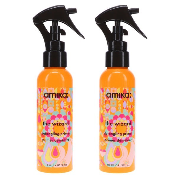 Amika The Wizard Detangling Primer 4 oz 2 Pack