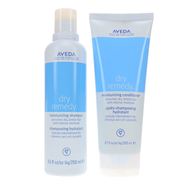 Aveda Dry Remedy Shampoo 8.5 oz & Dry Remedy Conditioner 6.7 oz Combo Pack