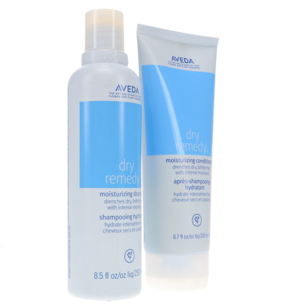 Aveda Dry Remedy Shampoo 8.5 oz & Dry Remedy Conditioner 6.7 oz Combo Pack