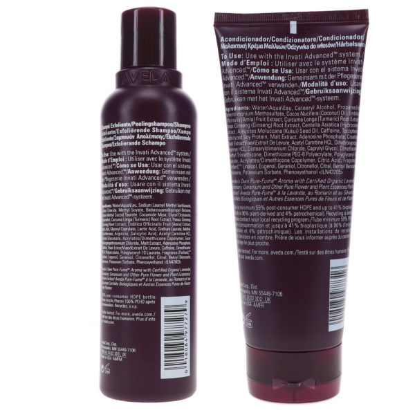 Aveda Invati Advanced Exfoliating Shampoo 6.7 oz and Thickening Conditioner 6.7 oz Combo Pack