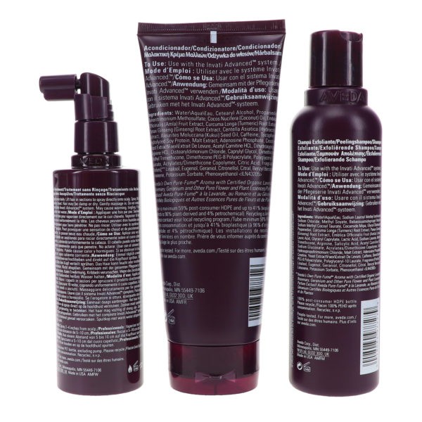 Aveda Invati Advanced Kit 3 Pack