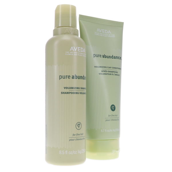 Aveda Pure Abundance Volumizing Shampoo 8.5 oz & Pure Abundance Volumizing Clay Conditioner 6.7 oz Combo Pack