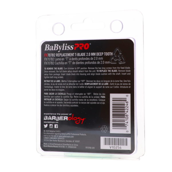 BaBylissPRO Deep Tooth Graphite Replacement Blade