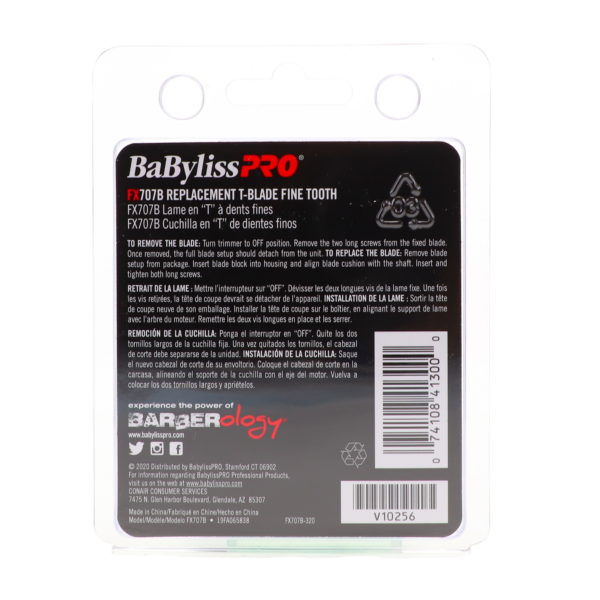 BaBylissPRO Fine Tooth Graphite Replacement Blade