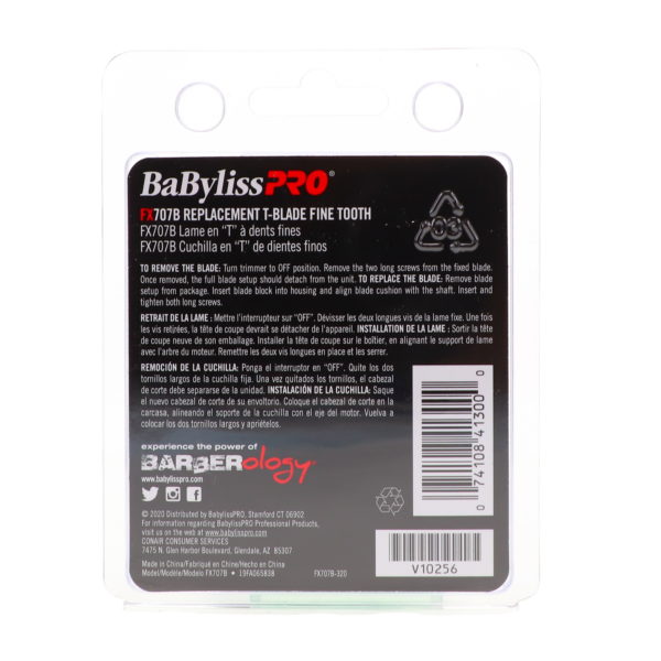 BaBylissPRO Fine Tooth Graphite Replacement Blade