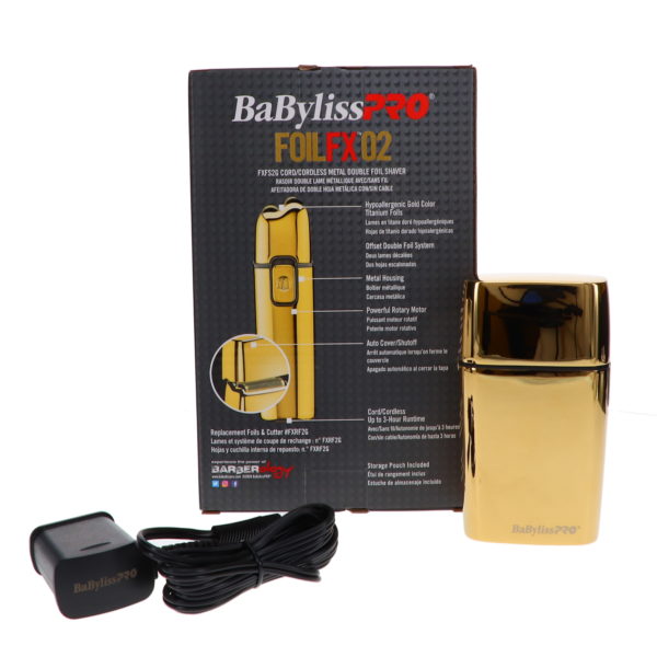 BaBylissPRO FOILFX02 Cordless Gold Metal Double Foil