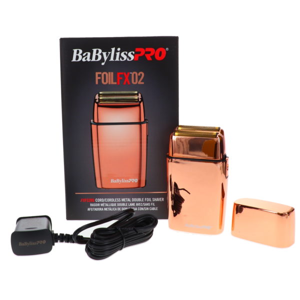 BaBylissPRO FOILFX02 Cordless Rose Gold Metal Double Foil