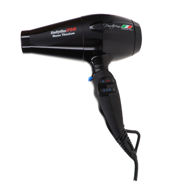 BaBylissPRO Nano Titanium Portofino Full-Size Dryer Black