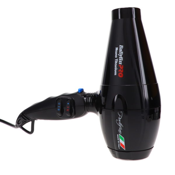 BaBylissPRO Nano Titanium Portofino Full-Size Dryer Black