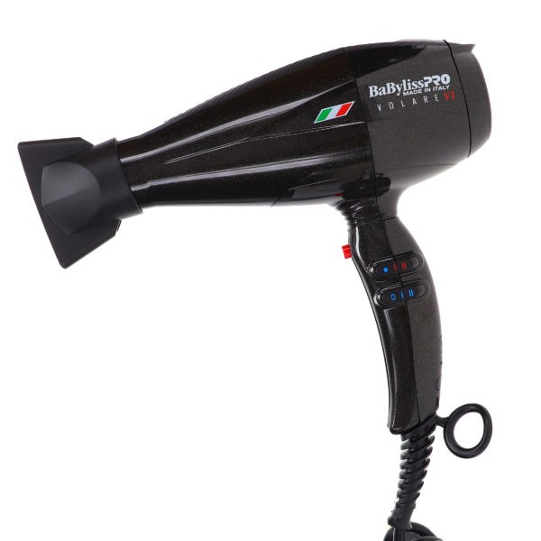 BaBylissPRO Nano Titanium Volare V1 Full-Size Dryer Ferrari-Designed Engine Black