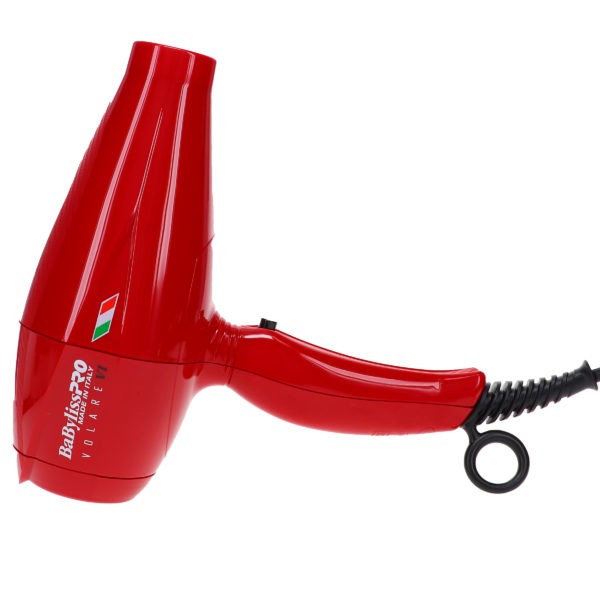 BaBylissPRO Nano Titanium Volare V1 Full-Size Dryer Ferrari-Designed Engine Red