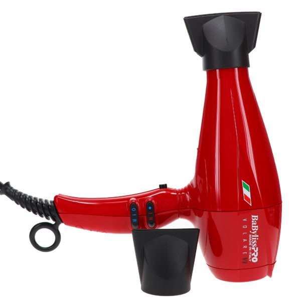 BaBylissPRO Nano Titanium Volare V1 Full-Size Dryer Ferrari-Designed Engine Red