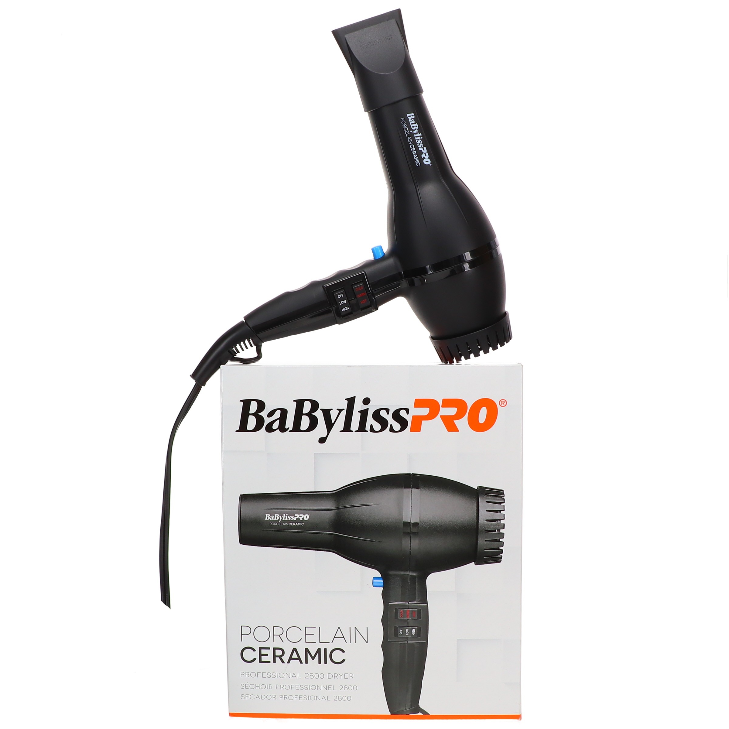 Porcelain ceramic blow dryer top