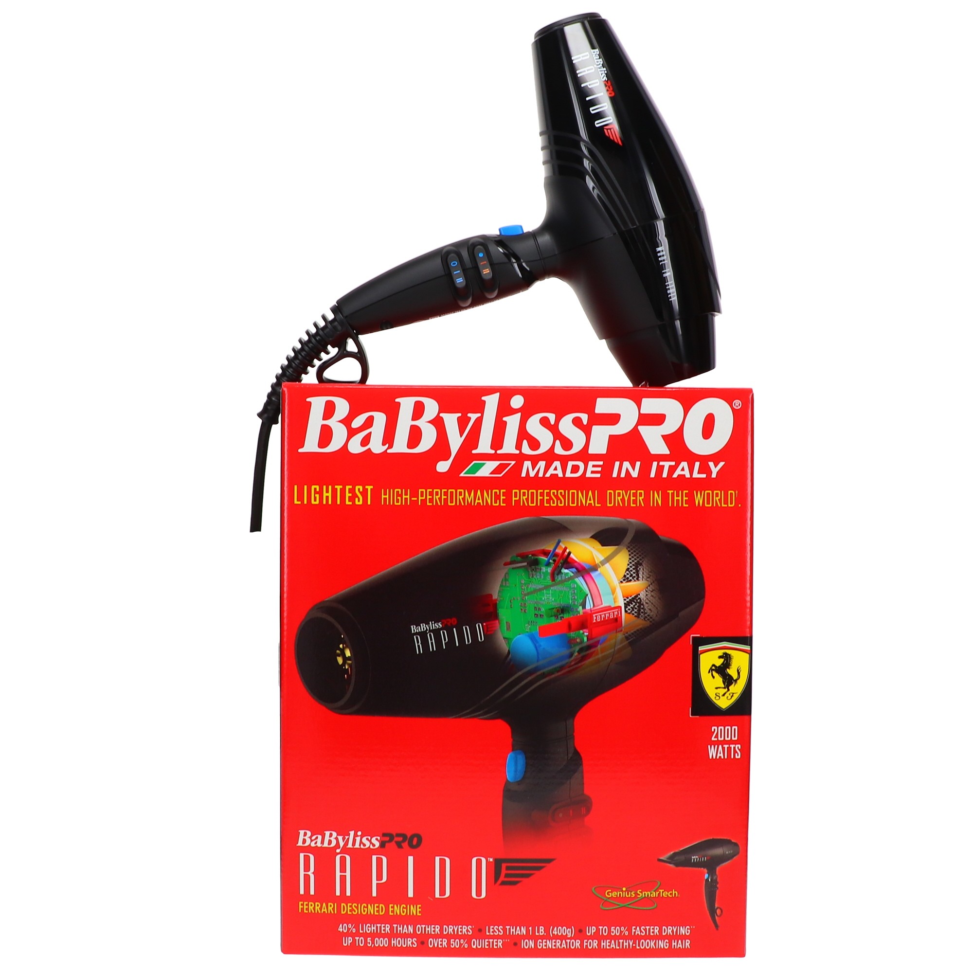 BaBylissPRO Rapido Dryer Black