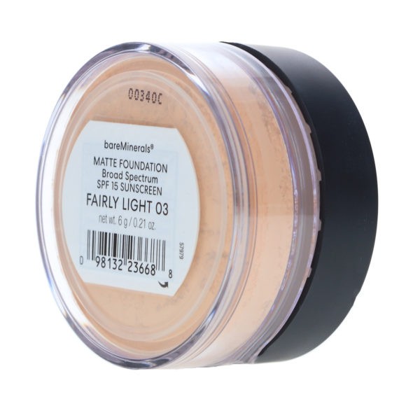 Bare Minerals Loose Powder Matte Foundation SPF 15 Fair Light 03 0.21 oz