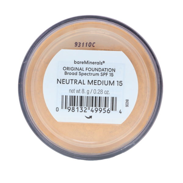 bareMinerals Original Foundation Broad Spectrum SPF 15 Neutral Medium 15 0.28 oz