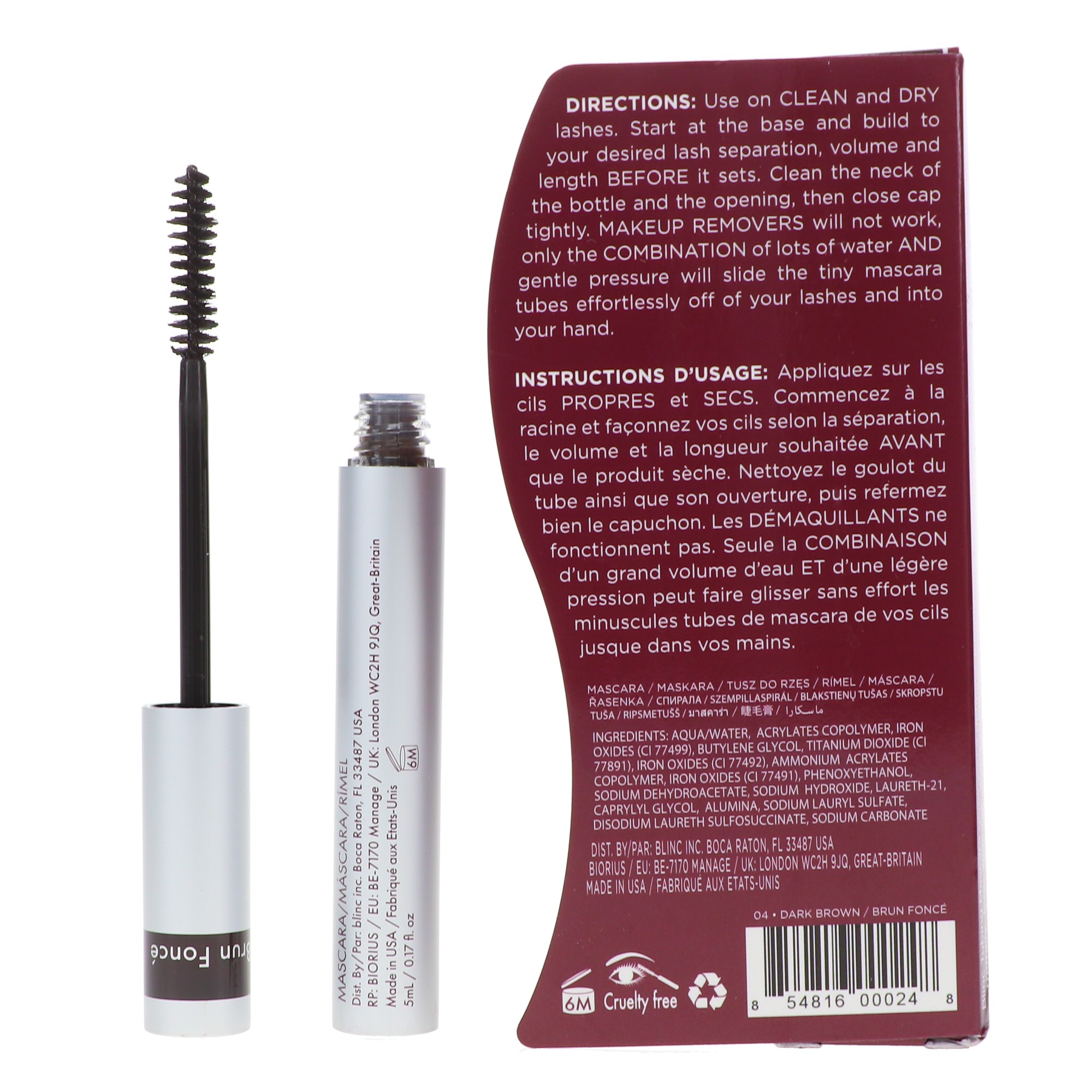 blinc Mascara Dark Brown 0.17 oz Beauty Roulette
