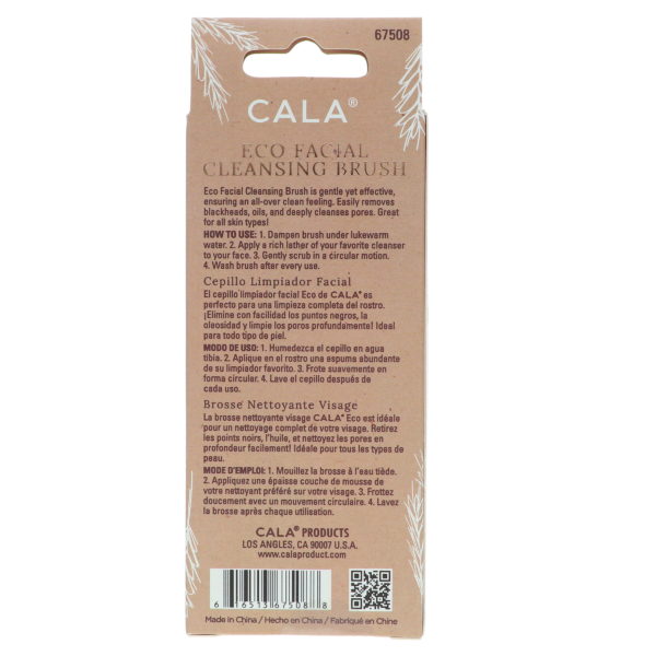CALA Dual Action Facial Cleansing Brush Lilac