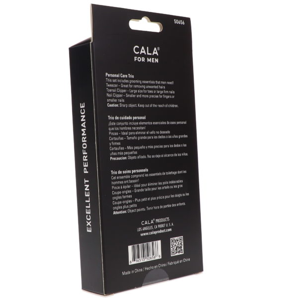 CALA Men's Personal Care Trio Matte Black