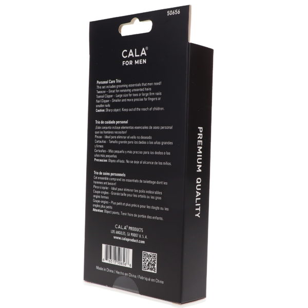 CALA Men's Personal Care Trio Matte Black