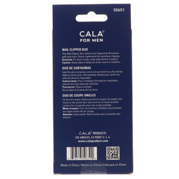 CALA Nail Clipper Duo for Men