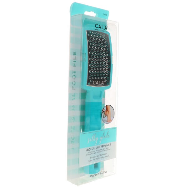 CALA Nail Clipper Duo Mint, Tweezer Duo Mint & Silky Glide Pro Callus Remover Aqua Combo Pack