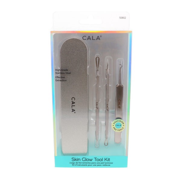 CALA Precision Eyebrow Shaper 3 pc & Skin Glow Tool Kit 3 ct Combo Pack