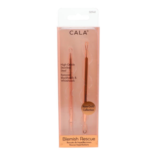 CALA Rose Gold Blemish Rescue Kit 2 pc & Skin Glow Tool Kit 3 ct Combo Pack