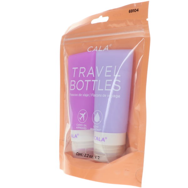 CALA Silicone Travel Bottles Lavender
