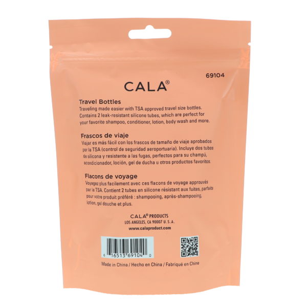 CALA Silicone Travel Bottles Lavender