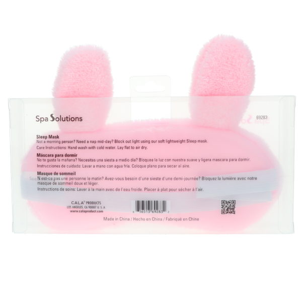 CALA Sleep Mask Pink Bunny