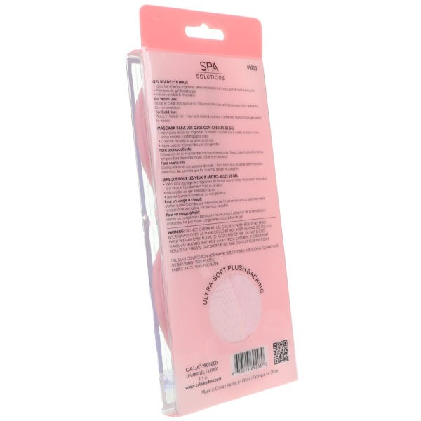 CALA Spa Solutions Gel Beads Eye Mask Pink