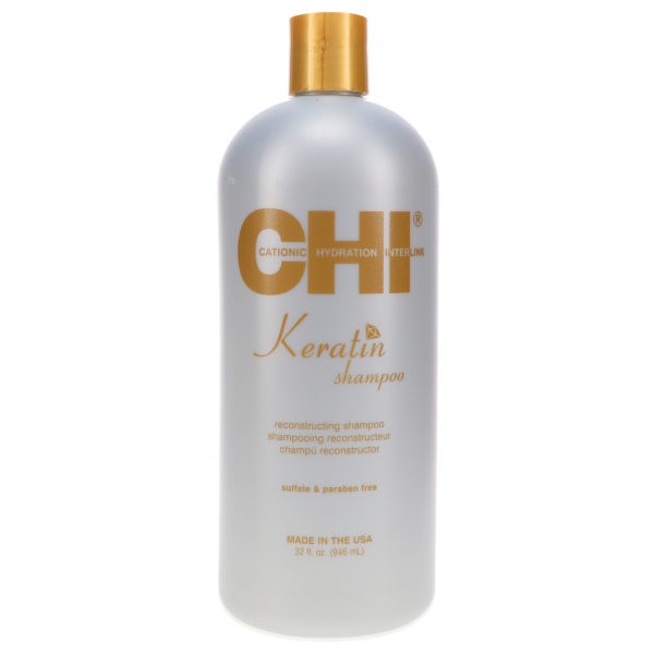 CHI Keratin Reconstructing Shampoo 32 oz & Keratin Reconstructing Conditioner 32 oz Combo Pack