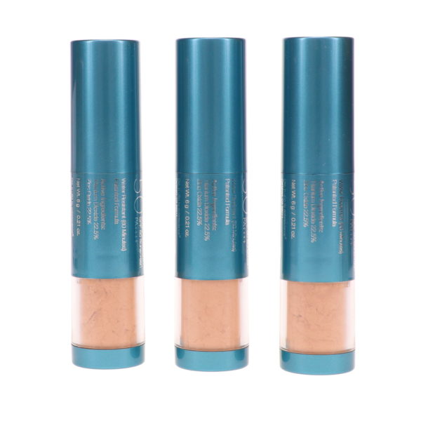 Colorescience Sunforgettable Brush on Sunscreen SPF 50 Tan 3 Piece Multipack 0.21 Each