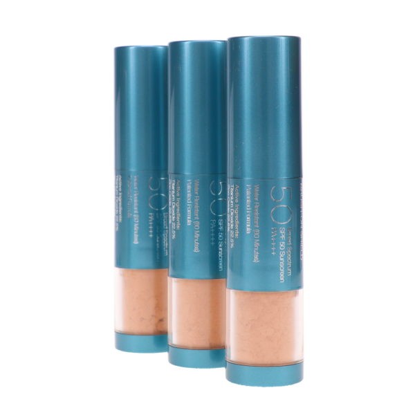 Colorescience Sunforgettable Brush on Sunscreen SPF 50 Tan 3 Piece Multipack 0.21 Each