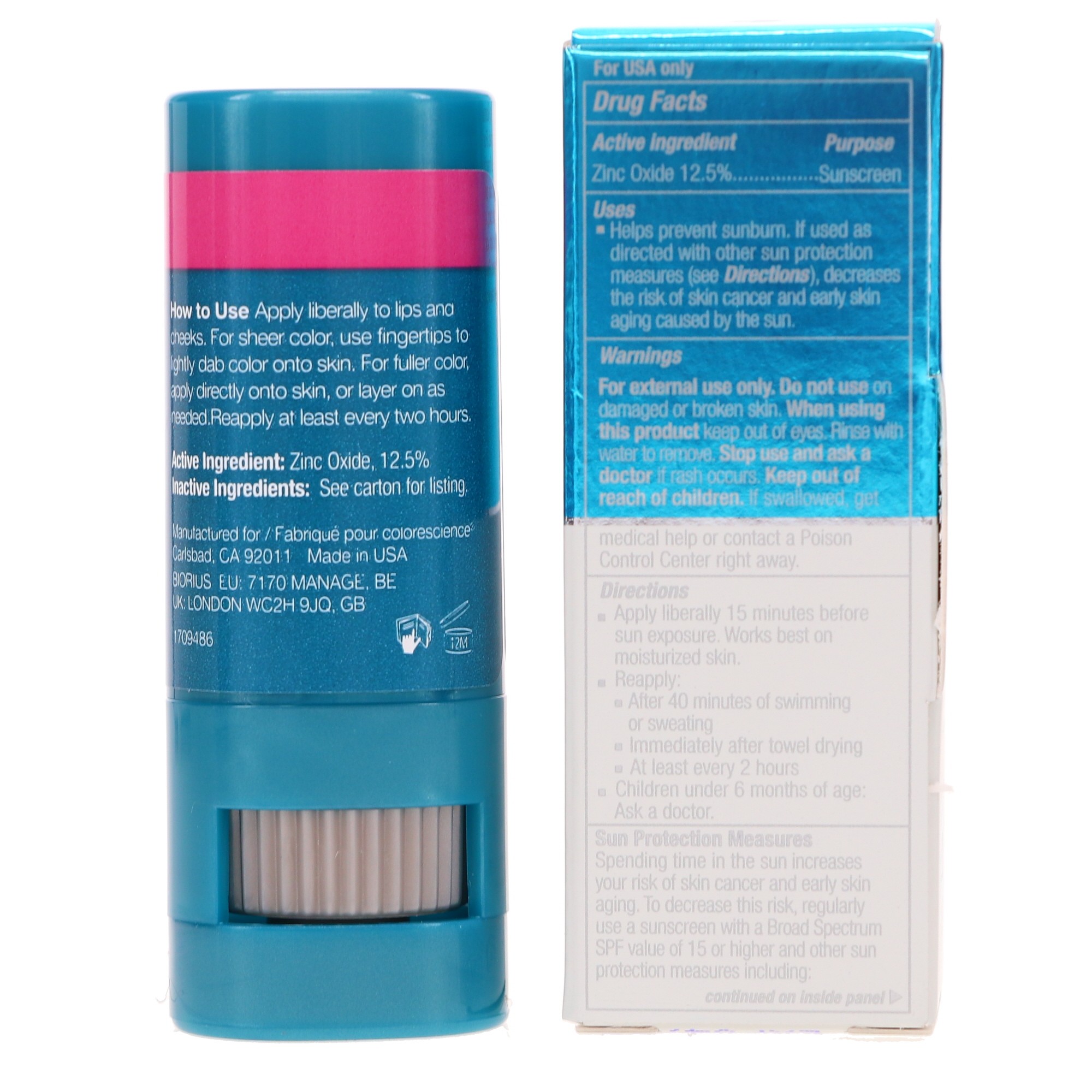 Colorescience Sunforgettable Total Protection Color Balm SPF 50 Berry 0.32 oz