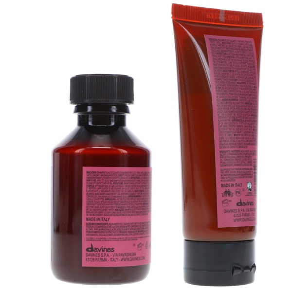 Davines NaturalTech Replumping Shampoo 3.38 oz & NaturalTech Replumping Conditioner 2.02  oz Combo Pack