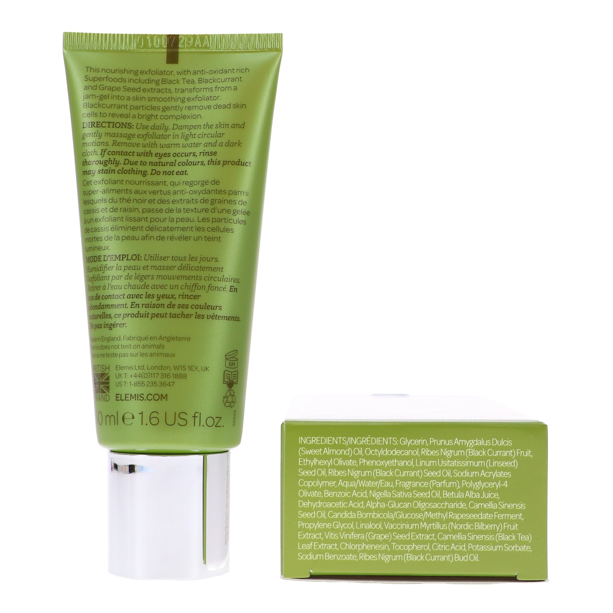 ELEMIS Superfood Blackcurrant Jelly Exfoliator 1.6 oz