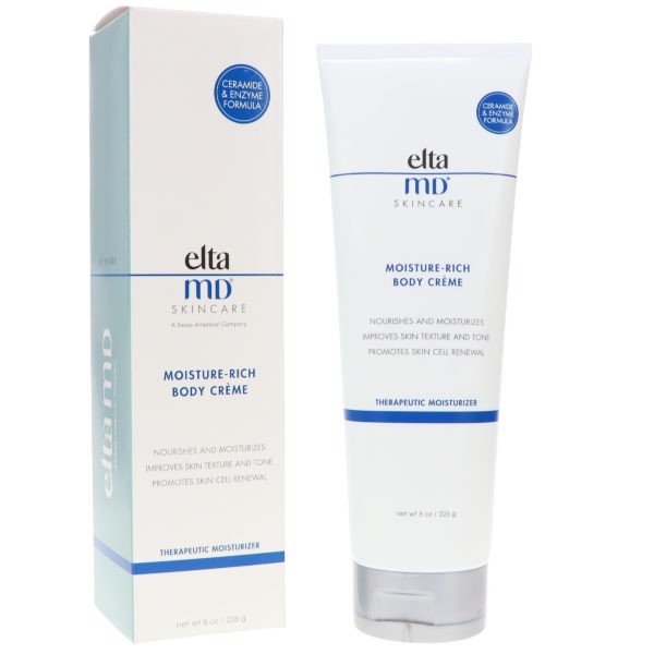 Elta MD Moisture Rich Body Creme Therapeutic Moisturizer 8 oz