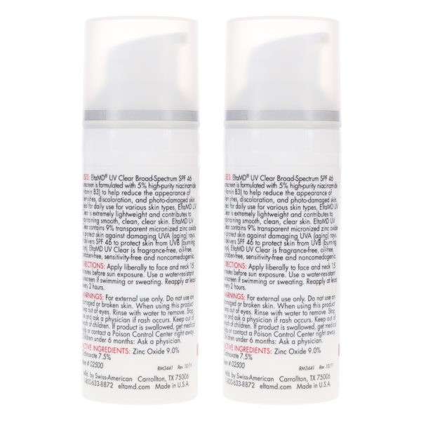 Elta MD UV Clear SPF 46 1.7 oz. - Two Pack